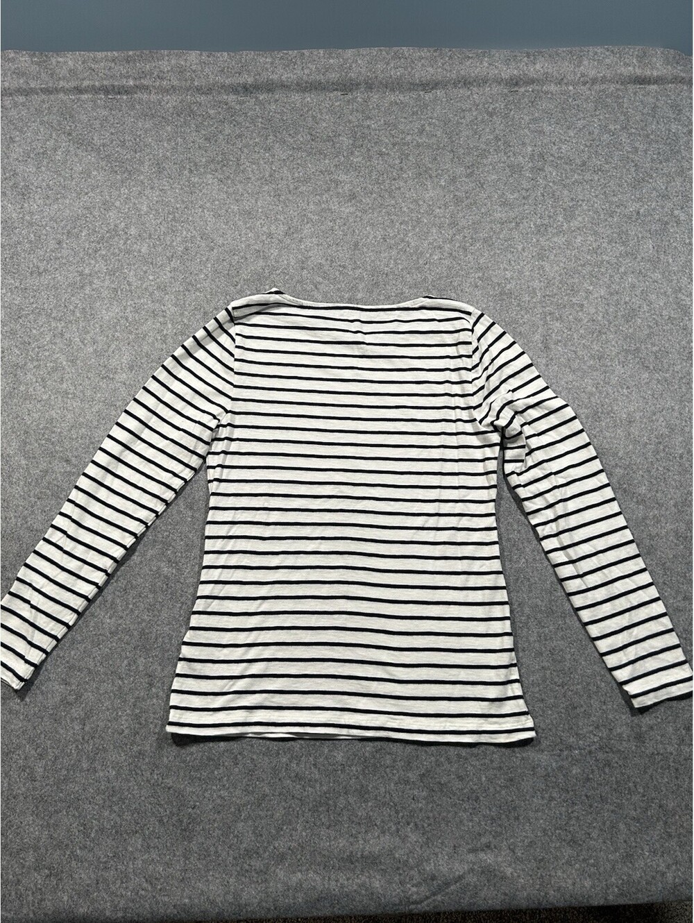 Women’s Large J Crew Boat Neck Jersey T￼